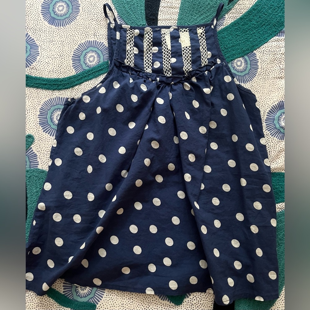 Blue top from Anthropologie